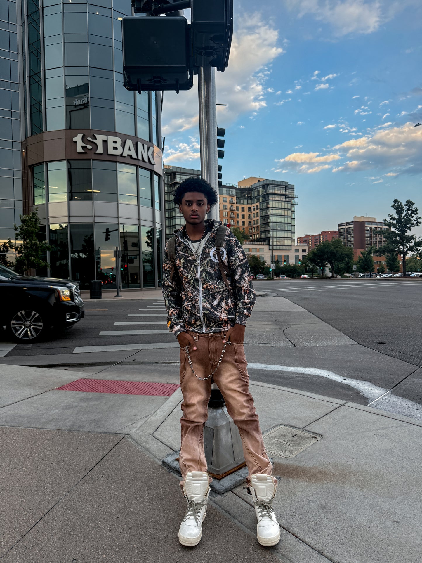 Camouflage Zip-Up