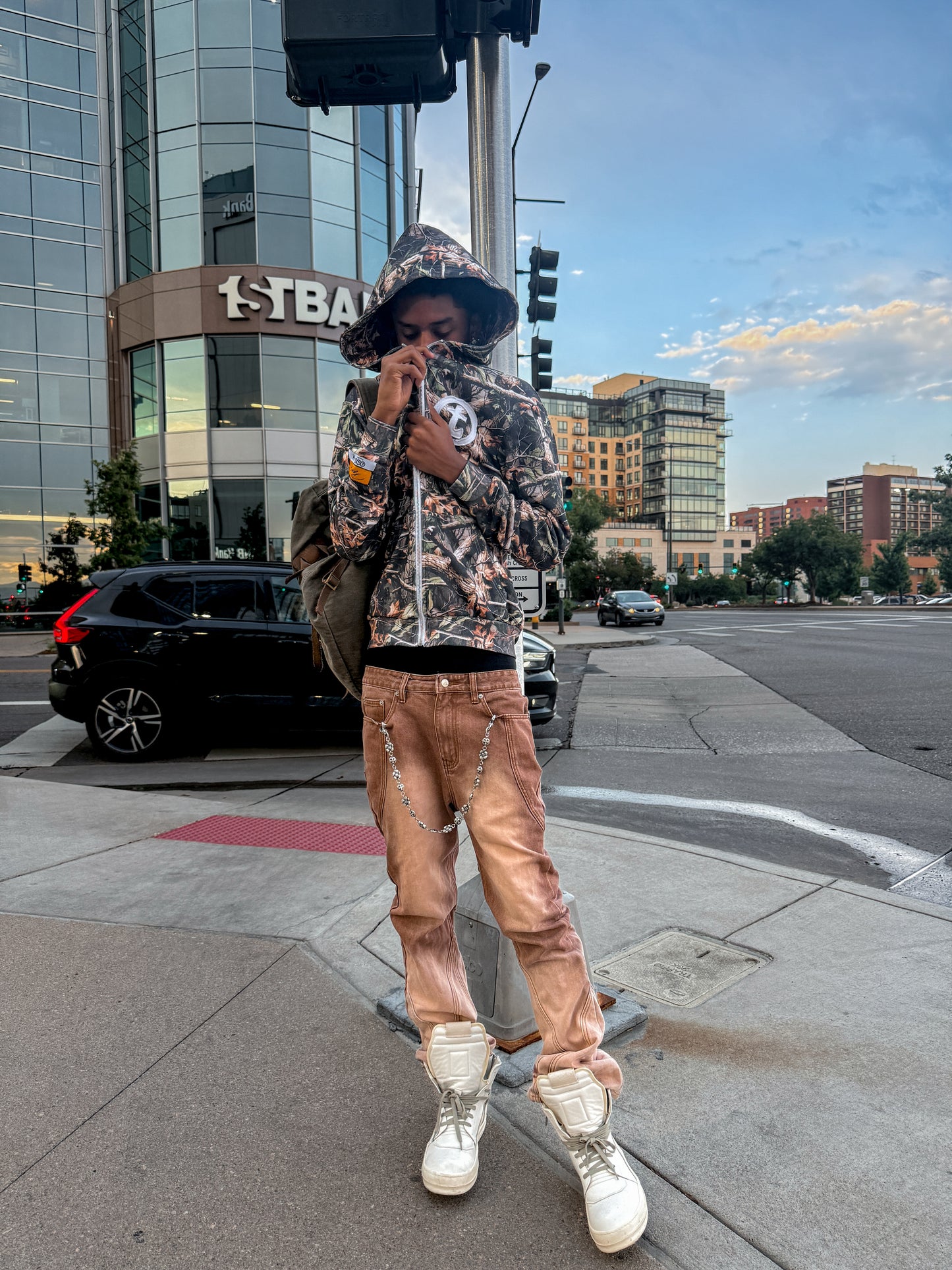 Camouflage Zip-Up